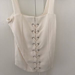 Reformation ribbed top